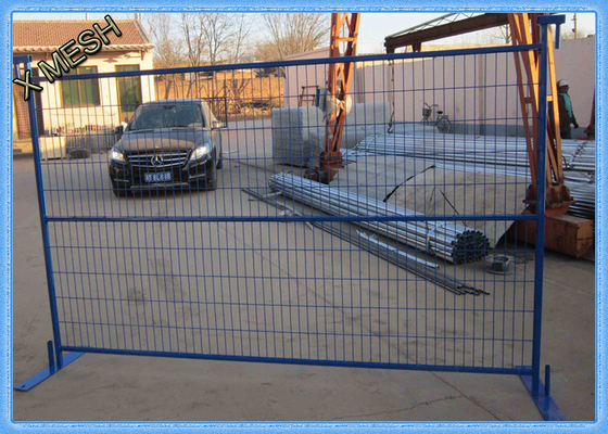 PVC Coated tạm thời Vải hàng rào MIld Steel Vật liệu cao 6ft 9.5ft Wide
