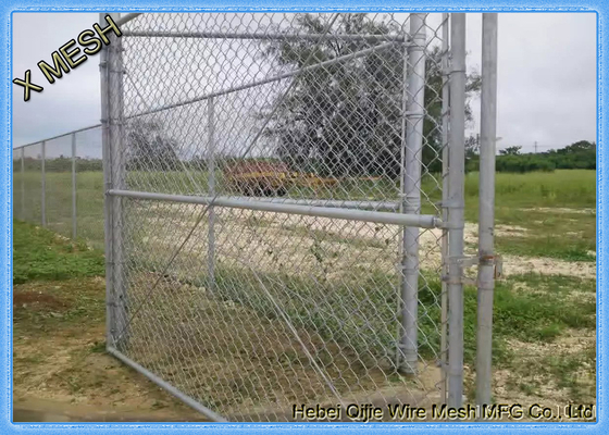 Hàng rào nặng mạ kẽm nhúng nóng liên kết hàng rào vải 9 Máy đo kích thước 1,2m X 30m