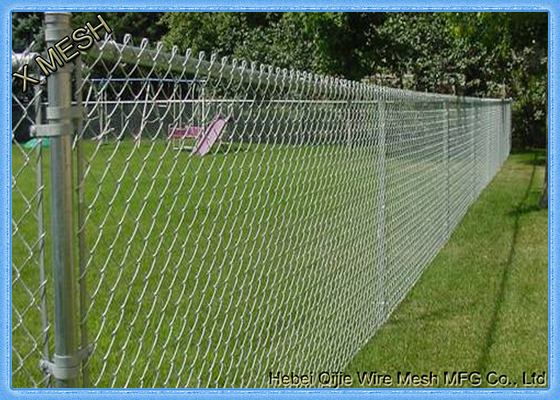 Tấm hàng rào liên kết chuỗi mạ kẽm, hàng rào dây xích cho vật liệu xây dựng