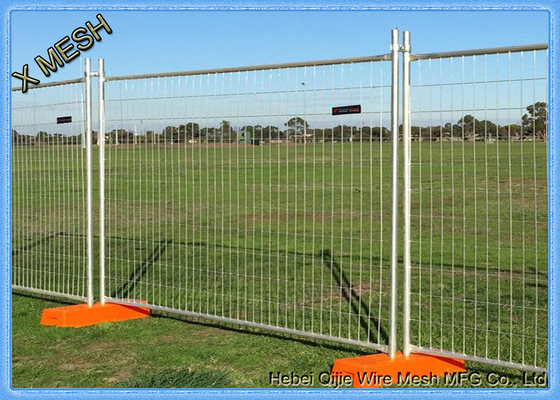 Hàng rào tạm thời thường xuyên Hàng rào Bảng hàng rào di động 2400 W * 2100 H Kích thước