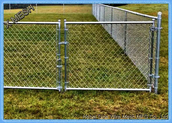 Hàng rào xanh PVC bọc 2inch 6FT Chuỗi liên kết cho sân thể thao