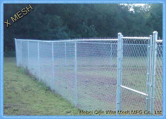 Mạ kẽm nhúng nóng 6x10 Ft 9 Máy đo hàng rào liên kết chuỗi màu Vải cho thể thao bóng rổ