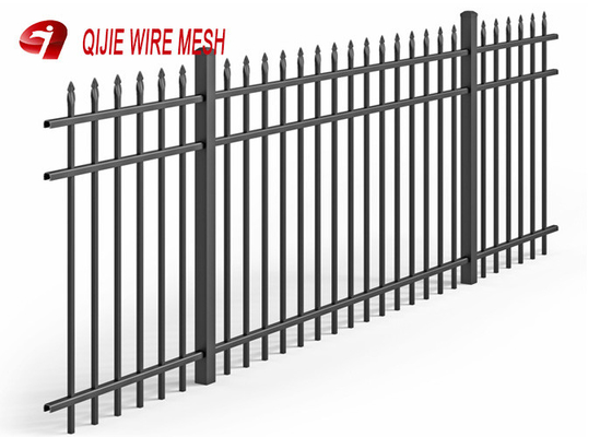Hàng rào dây lưới màu đen Tấm nhôm hàng rào hàng đầu cho dân dụng