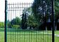 Hàng rào sân vườn phủ nhựa PVC 50x200mm uốn cong 3d