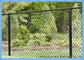 Hàng rào xanh PVC bọc 2inch 6FT Chuỗi liên kết cho sân thể thao