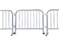 Hàng rào thép mạ kẽm cổ điển / Rào chắn kiểm soát đám đông kim loại