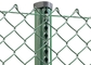 Mạ kẽm PVC tráng kim cương Lưới hàng rào liên kết hàng rào cuộn
