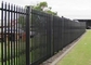 Hàng rào vườn treo tường bằng thép cổ có độ bền cao An ninh có độ bền cao Hàng rào bằng sắt ống vuông