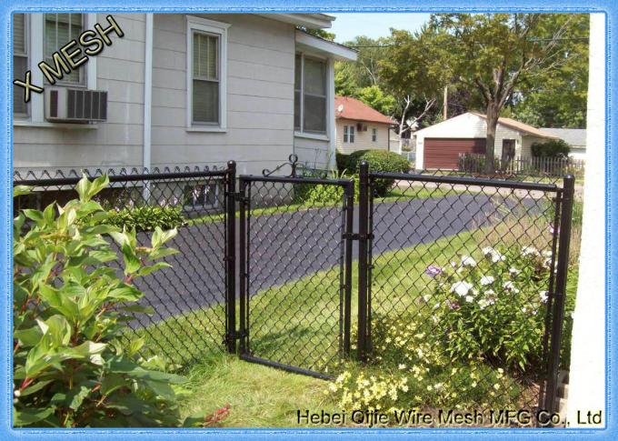 Hàng rào liên kết chuỗi bọc nhựa PVC màu đen-PCLF001