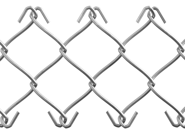 Hàng rào liên kết chuỗi mạ kẽm với các lựa chọn knuckle-knuckle