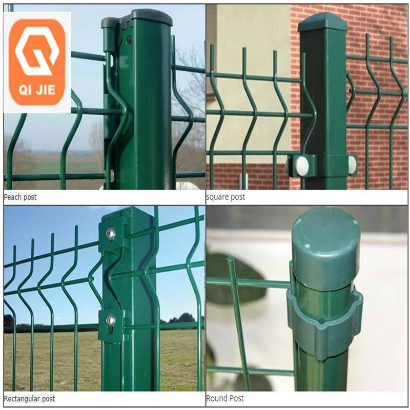 Powder Coated Curved Metal Wire Mesh Panel 3D Welded Wire Fence for Sale