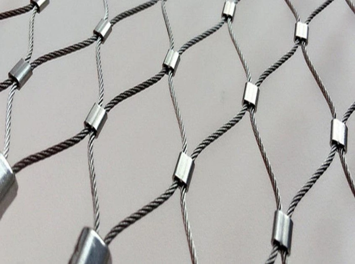 Bảo vệ chuồng động vật vườn thú Stainless Steel hàng rào màn hình lưới mở rộng Web dây cáp dây cáp lưới 0