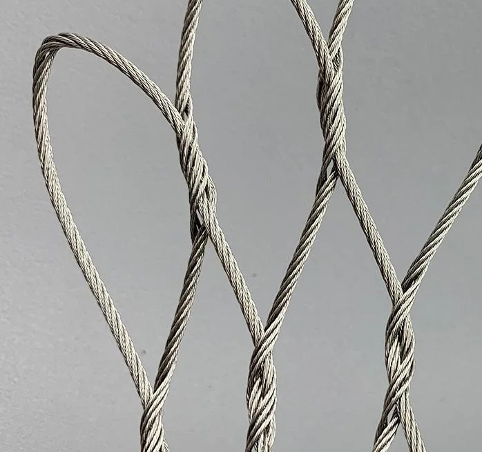 Bảo vệ chuồng động vật vườn thú Stainless Steel hàng rào màn hình lưới mở rộng Web dây cáp dây cáp lưới 1