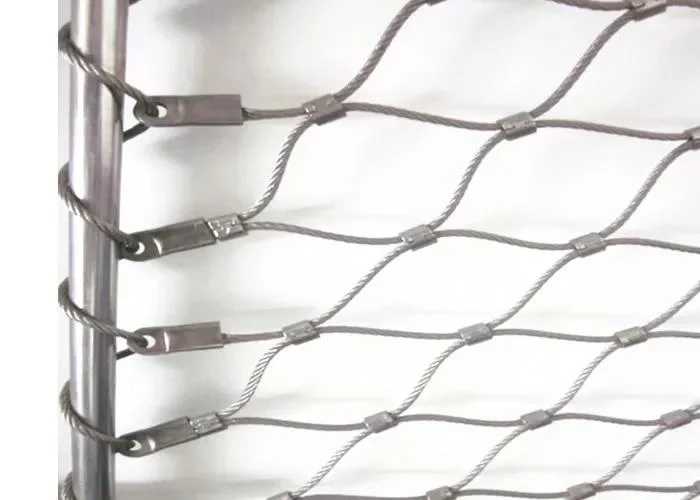 Bảo vệ chuồng động vật vườn thú Stainless Steel hàng rào màn hình lưới mở rộng Web dây cáp dây cáp lưới 5