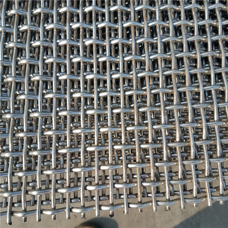 Bán bán buôn Galvanized Square Woven Wire Mesh / Stainless Steel Crimped Wire Mesh 2