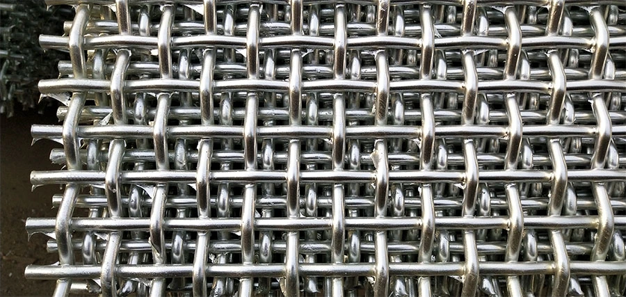 Stainless Steel Crimped Wire Mining Sieve Vibrating Screen Mesh (Mạng lưới màn hình rung động) 4