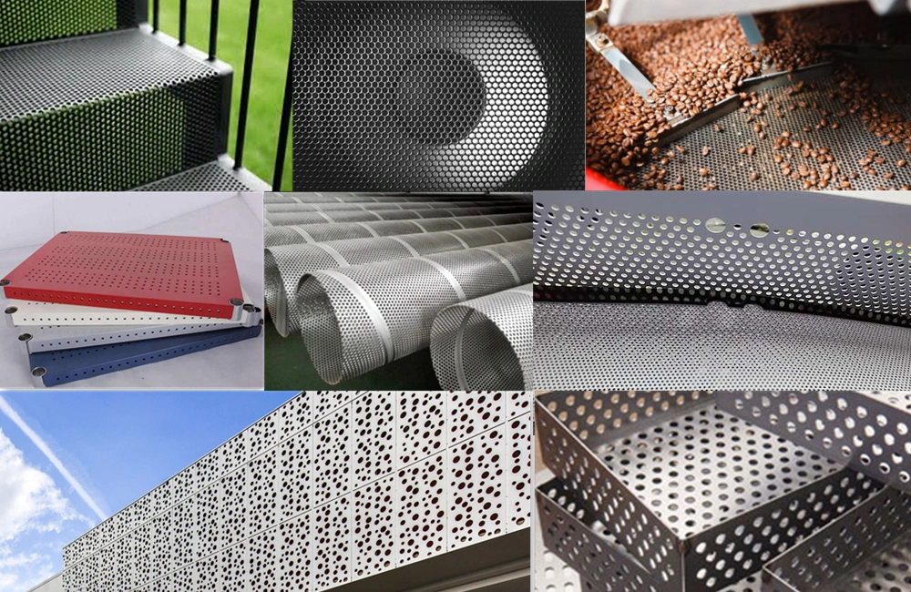 2mm 3mm kích thước lỗ thép không gỉ tấm kim loại lỗ lưới trang trí tấm cho thông gió 1