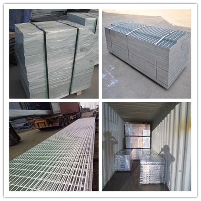 Đường lái xe bằng thép mạ kẽm hạng nặng Lưới kim loại Thanh chịu lực Lưới thép Lưới thép có răng cưa 6