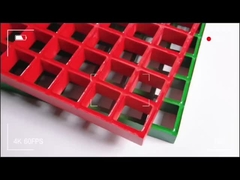 Lưới mắt vuông 20*20*40 Fiberglass/FRP đúc sẵn với độ bền cao và khả năng chống ăn mòn