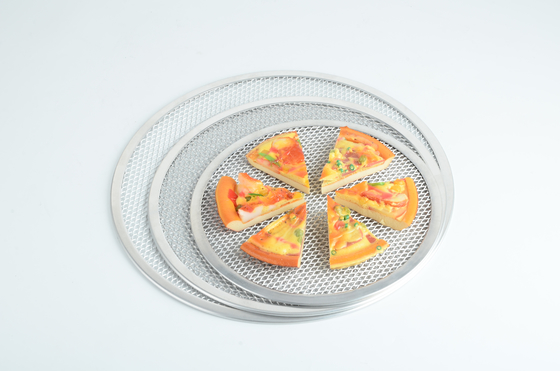Dây lưới nhôm 6 &quot;Màn hình Pizza bằng thép không gỉ Nhiệt độ cao còn hàng