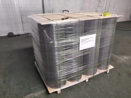 Crimped Wire Woven Vibrating Screen Mesh cho mỏ than