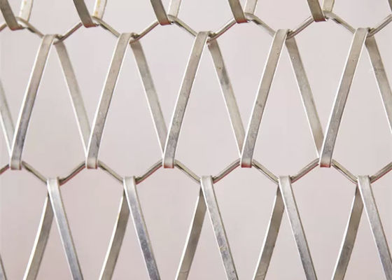 Kim loại liên kết xoắn ốc 3mm trang trí tấm lưới sợi lưới lưới cho rèm