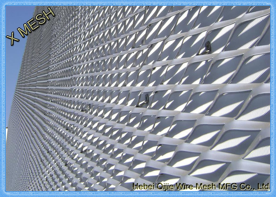 Máy đo nặng bằng phẳng Vải lưới kim loại mở rộng Bề mặt nâng lên Kích thước 1,2x2,4 M