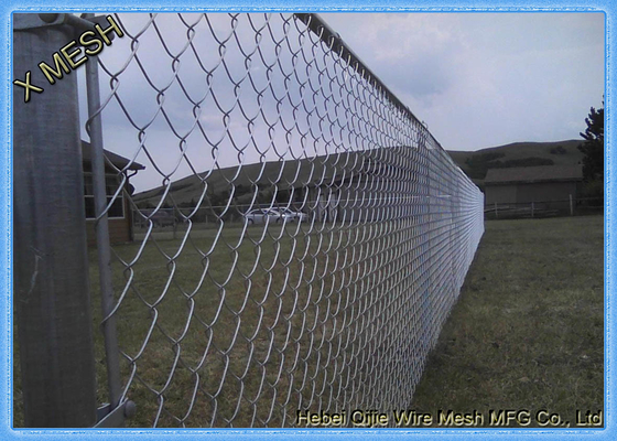 Bạc Chain Link Fence Vải Vải Dây Mạ kẽm nóng Kỹ thuật