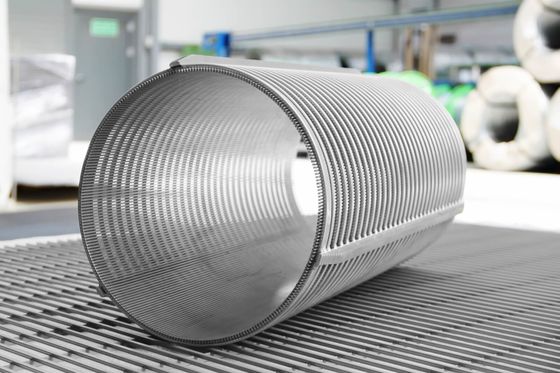 Tùy chỉnh 500mm đường kính Stainless Steel V Wire Wedge Wire Screen cho xây dựng bền