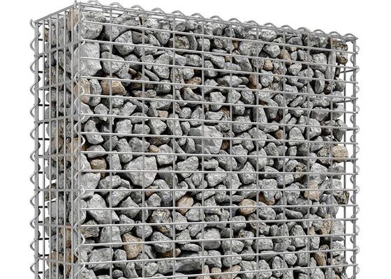 Hình dạng tùy chỉnh Lưới Gabion hàn mạ kẽm nhúng nóng cho màn hình Gabion