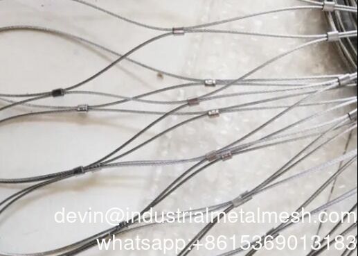 Lưới thép không gỉ linh hoạt bán chạy, lưới dây cáp