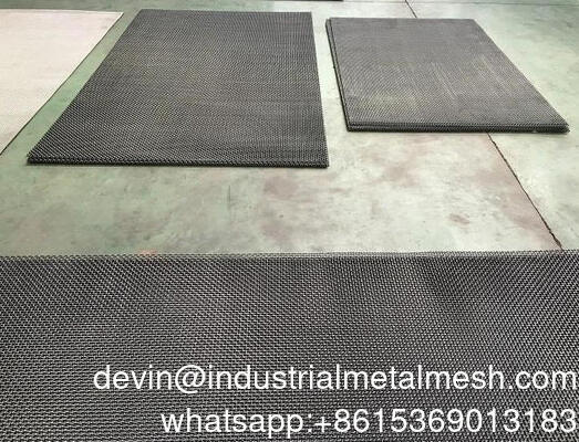 65mn Vibration Screen Mesh Panel 30m X 2m Đối với sàng lọc tập hợp