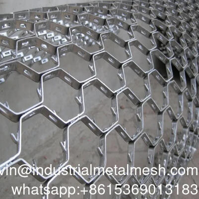 Stainless Steel 309 Hex-mesh Refractory Anchor | Lance Tabs