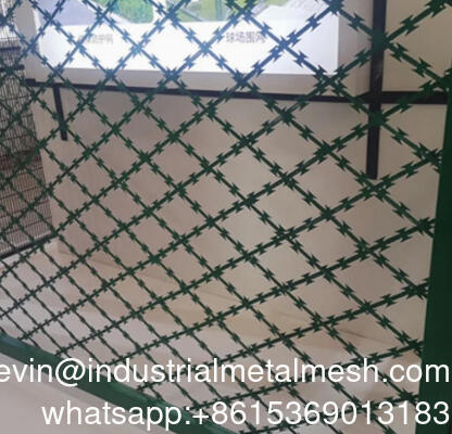 Mạng lưới dây thép gai chống leo trèo cao cấp hàn cho giải pháp an ninh