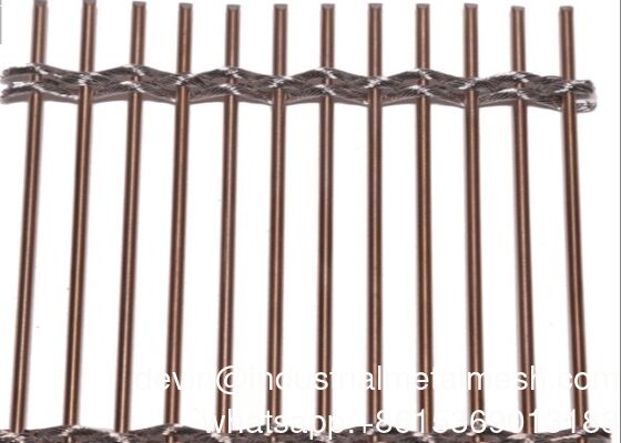 Chất lượng cao bên ngoài tường trang trí kiến trúc thép không gỉ Cable Rod kim loại Wire Mesh