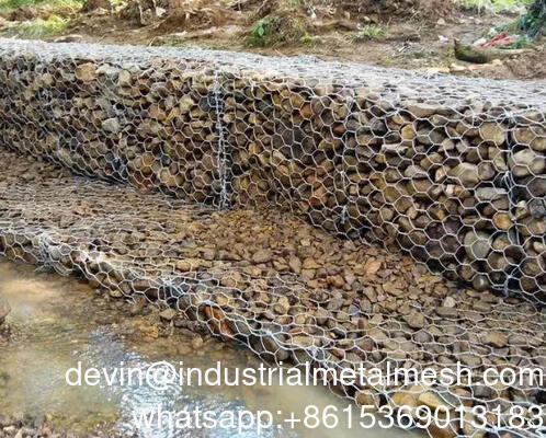 Chân dây Gabion bền nóng đắm galvanized hàn lưới để bảo vệ sông