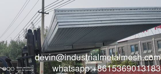 Sàn lưới thép mạ kẽm chống gỉ, lưới thép răng cưa