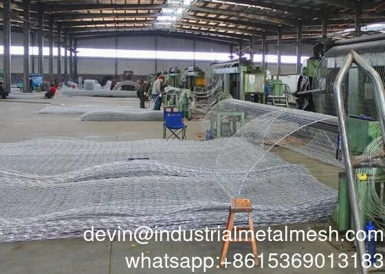 Lưới lục giác hàn mạ kẽm hoặc phủ PVC 8x10cm Gabion và Hộp Gabion