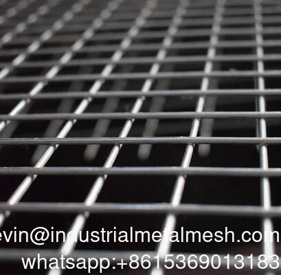 Bảng lưới dây chuyền hàn màu đen hoặc galvanized