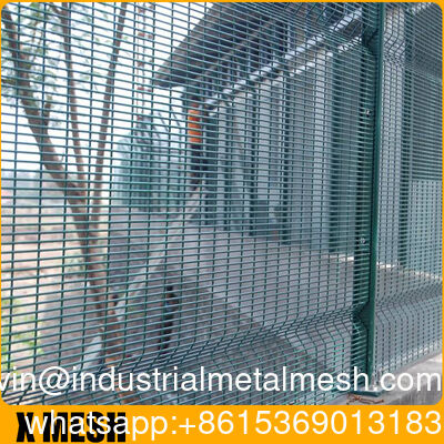 358 Security Fence Panel Anti Climb High Security Perimeter Fence Clear View Welded Mesh Fence System for Prison Industrial