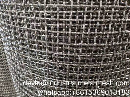 Tùy chỉnh thép không gỉ Crimped Wire Mesh khai thác mỏ