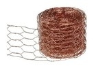 1.2m chiều rộng 2 inch Sáu góc dệt đồng dây lưới sử dụng nông nghiệp thương mại