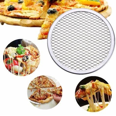 Dụng cụ nhà bếp Lưới phẳng Odm Chảo Pizza tròn 12 inch