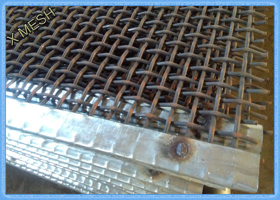 Lưới màn hình rung 1,5x2m Lỗ vuông bằng thép carbon cao