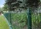 Tấm lưới thép mạ kẽm hàng rào cong 0,4mm chu vi sân vườn 3d