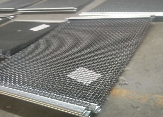 6m dài màu sơn 16mm Woven Wire Screen cho máy nghiền