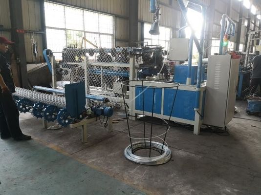 Máy lưới kim cương tự động hai dây cho hàng rào liên kết chuỗi
