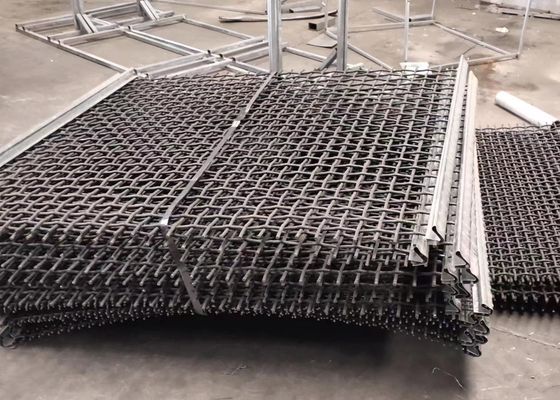 Sợi sắt dệt lưới màn hình cao mangan cho máy nghiền