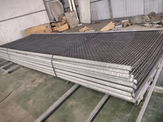 Sợi sắt dệt lưới màn hình cao mangan cho máy nghiền