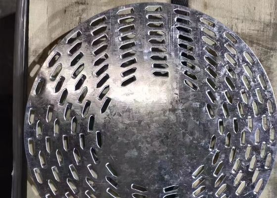 7" đường kính chống chia tấm tròn kẽm